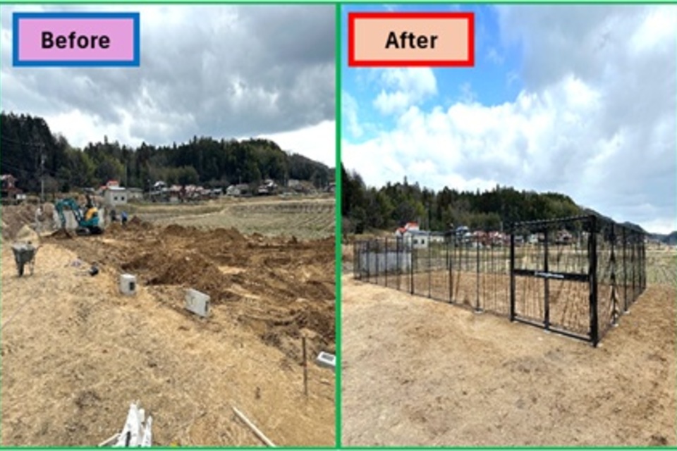 ドッグラン設置工事の画像