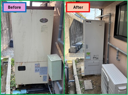 今月のピックアップ（エコキュート設置）の画像