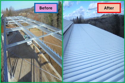 今月のピックアップ（ルーフ８８，鉄板小波）の画像